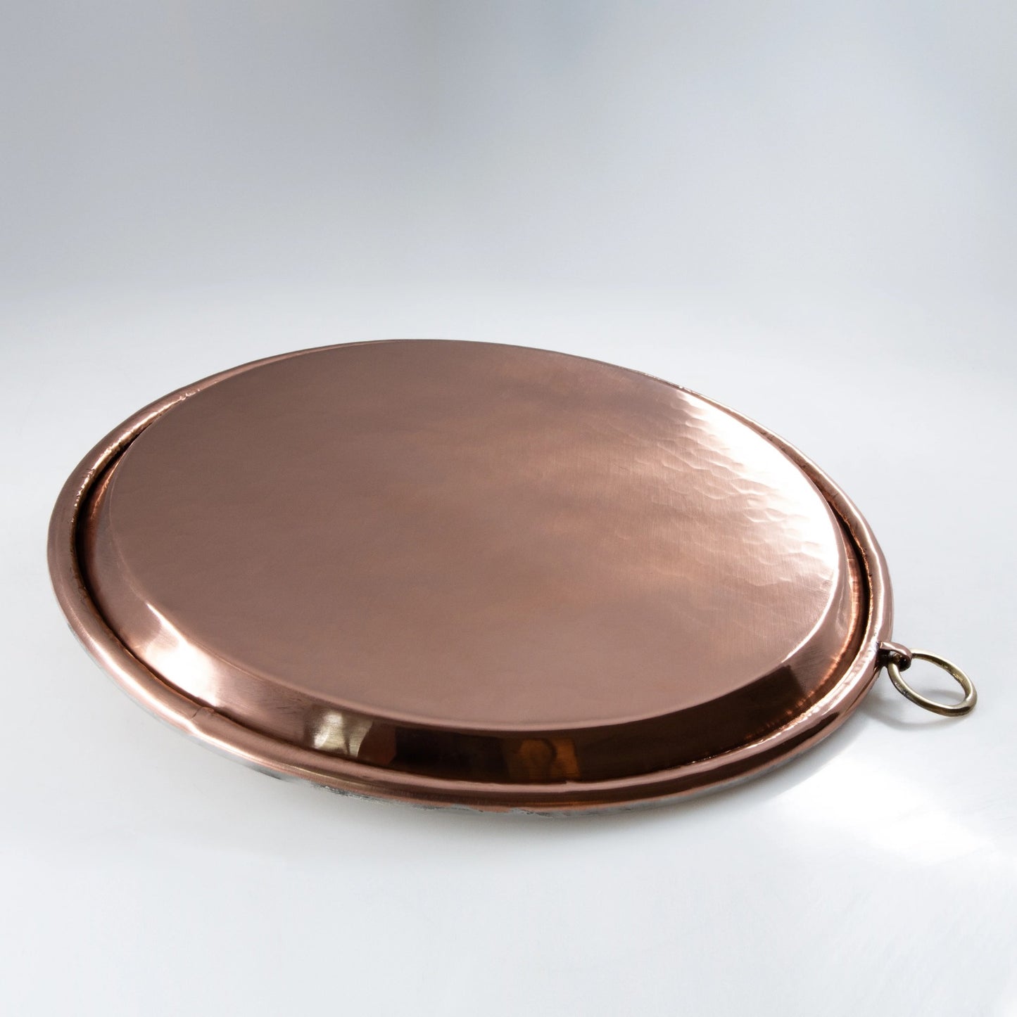 Tinned Copper Baking Pan for Farinata and Focaccia di Recco