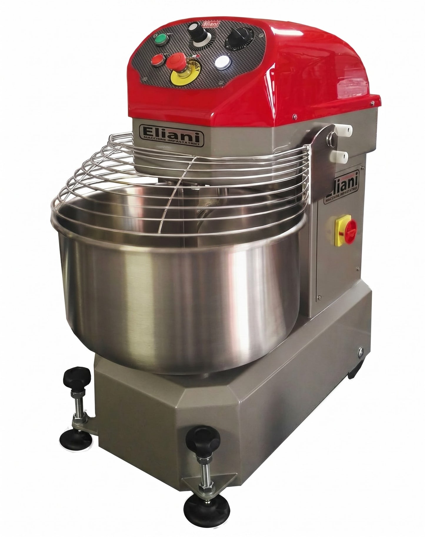 Eliani ES35-VAR impastatrice a spirale professionale versione rossa Made in Italy